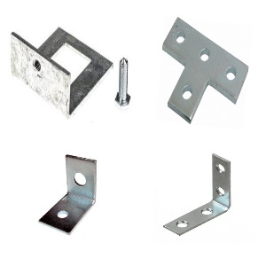 Channel brackets and plates